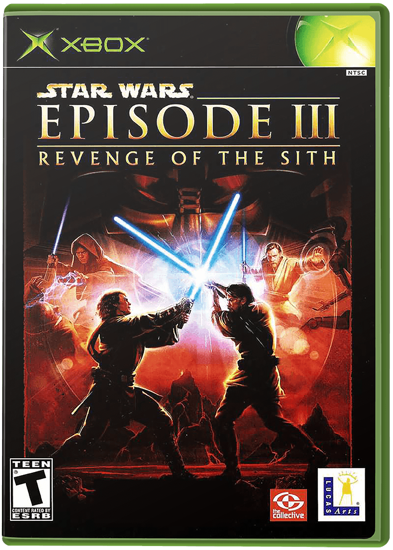 Star Wars: Episode III Revenge of the Sith box art for Xbox